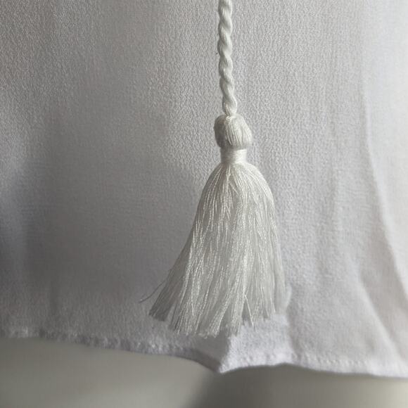 Sanctuary Semi Sheer Blue Embroidered Boho Blouse sz Small - Picture 4 of 7